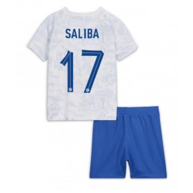 Baby Fußballbekleidung Frankreich William Saliba #17 Auswärtstrikot WM 2022 Kurzarm (+ kurze hosen)